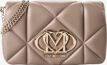 Love Moschino Clutch in Beige: Vorderseite