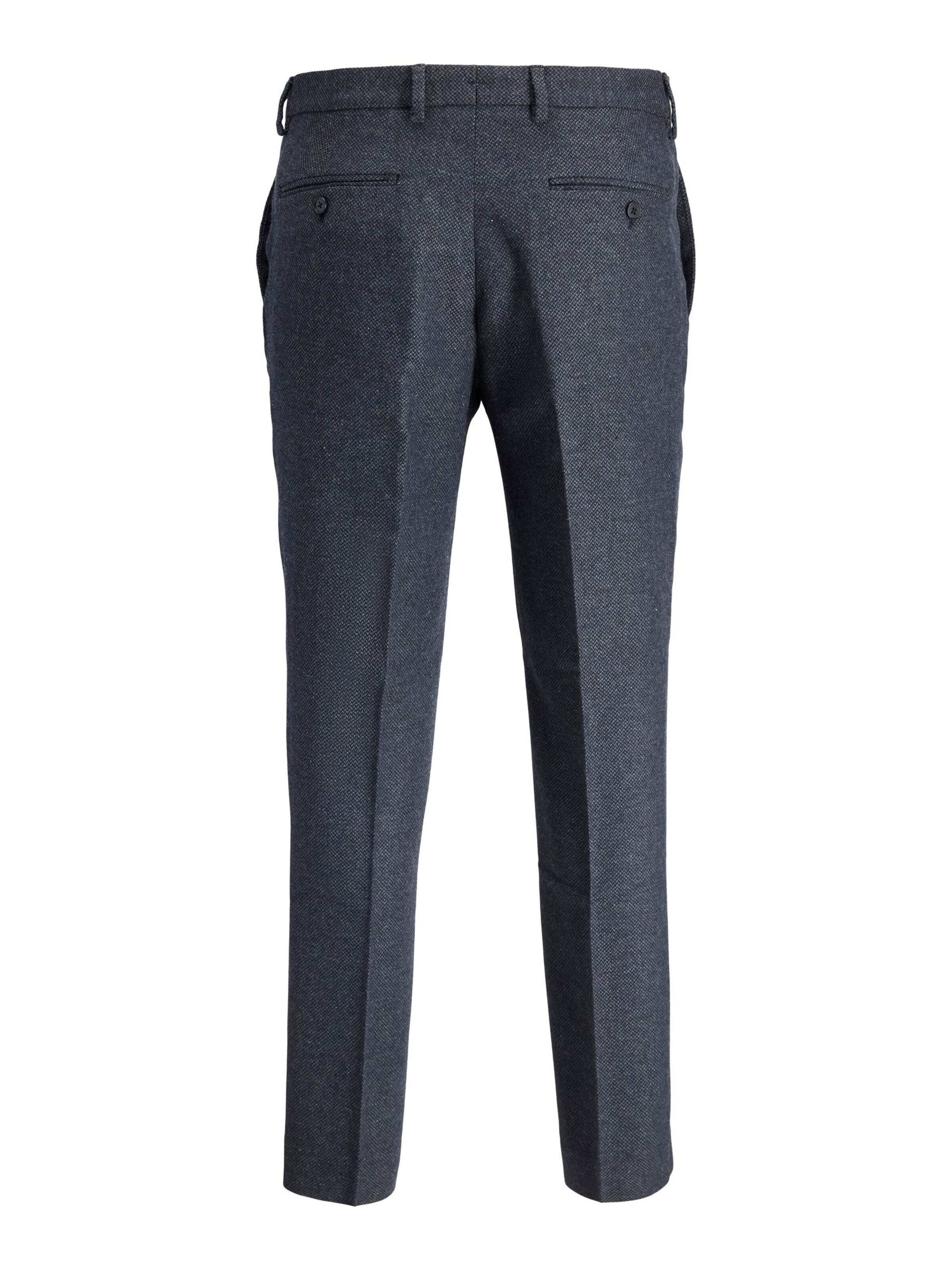 JACK & JONES - Slimfit Pantalón plisado 'MARTIN' en azul