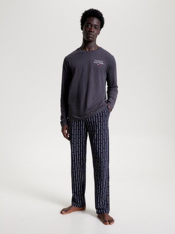 Pyjama long TOMMY HILFIGER en noir : devant