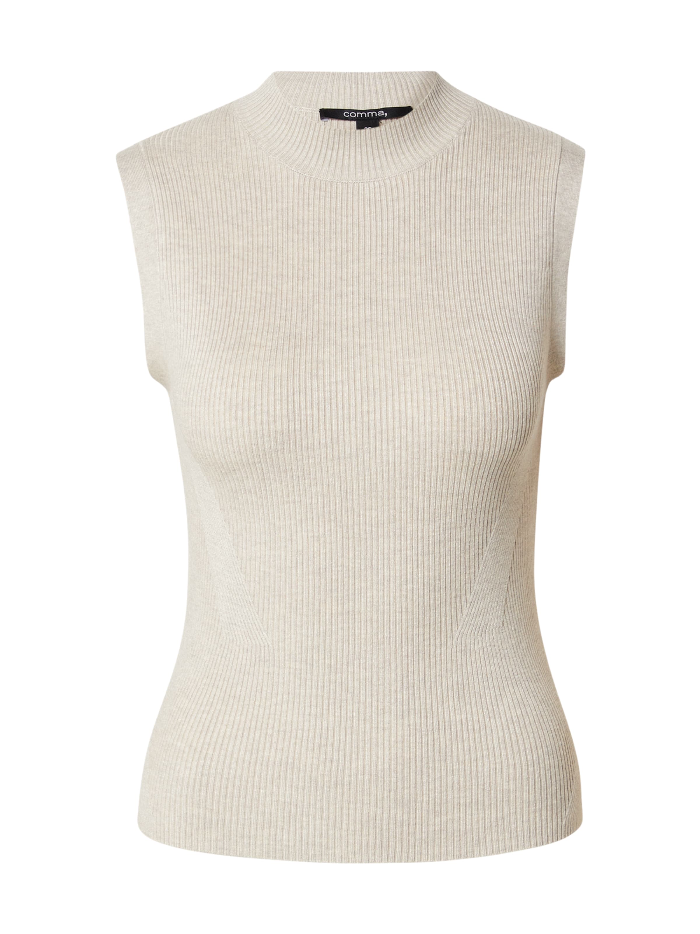 COMMA Top in Beige: voorkant