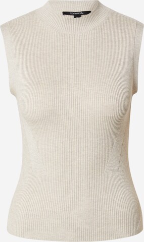 COMMA Knitted Top in Beige: front