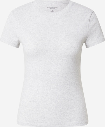 Abercrombie & Fitch Тениска в сиво: отпред