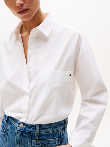 TOMMY HILFIGER Bluse 'ESS' in Weiß