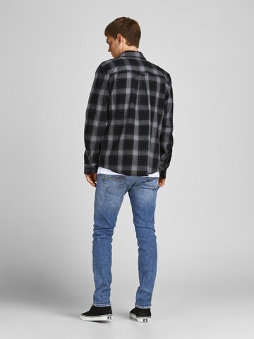 JACK & JONES Slimfit Jeans 'JJIGlenn JJFox' in Blauw