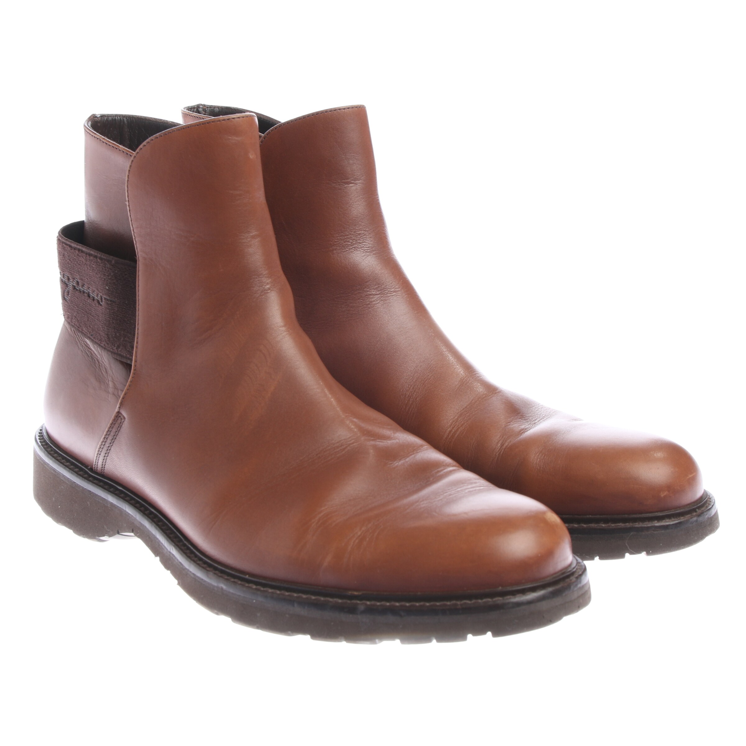 Salvatore Ferragamo Stiefeletten 41 in Braun: Vorderseite