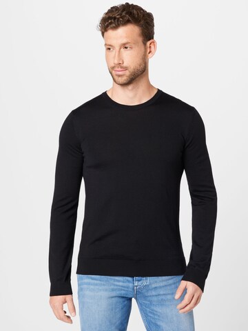 Pull-over 'San Cedric' HUGO en noir : devant