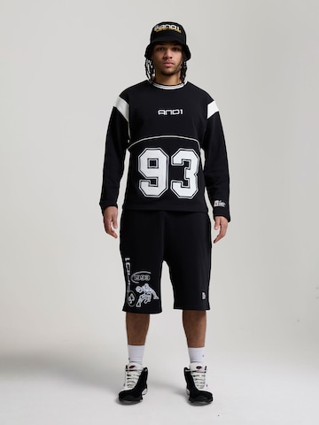 AND1 Суичър '93' в черно