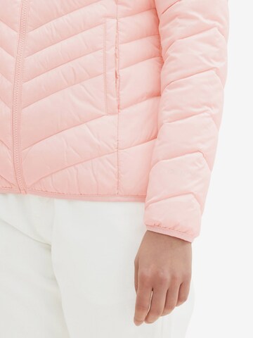 TOM TAILOR DENIM Overgangsjakke i pink