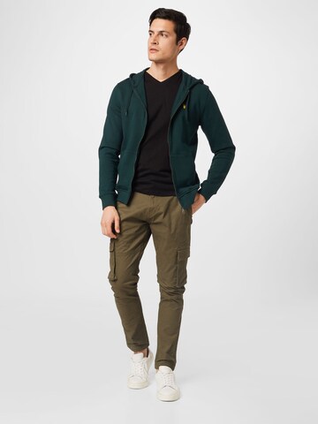 Lyle & Scott Sweatvest in Groen