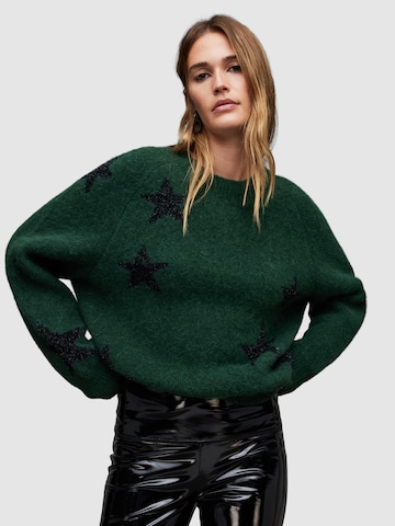 AllSaints - Pullover 'STAR TINSEL' em verde