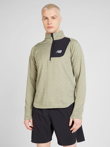 new balance Performance Shirt in Green: front