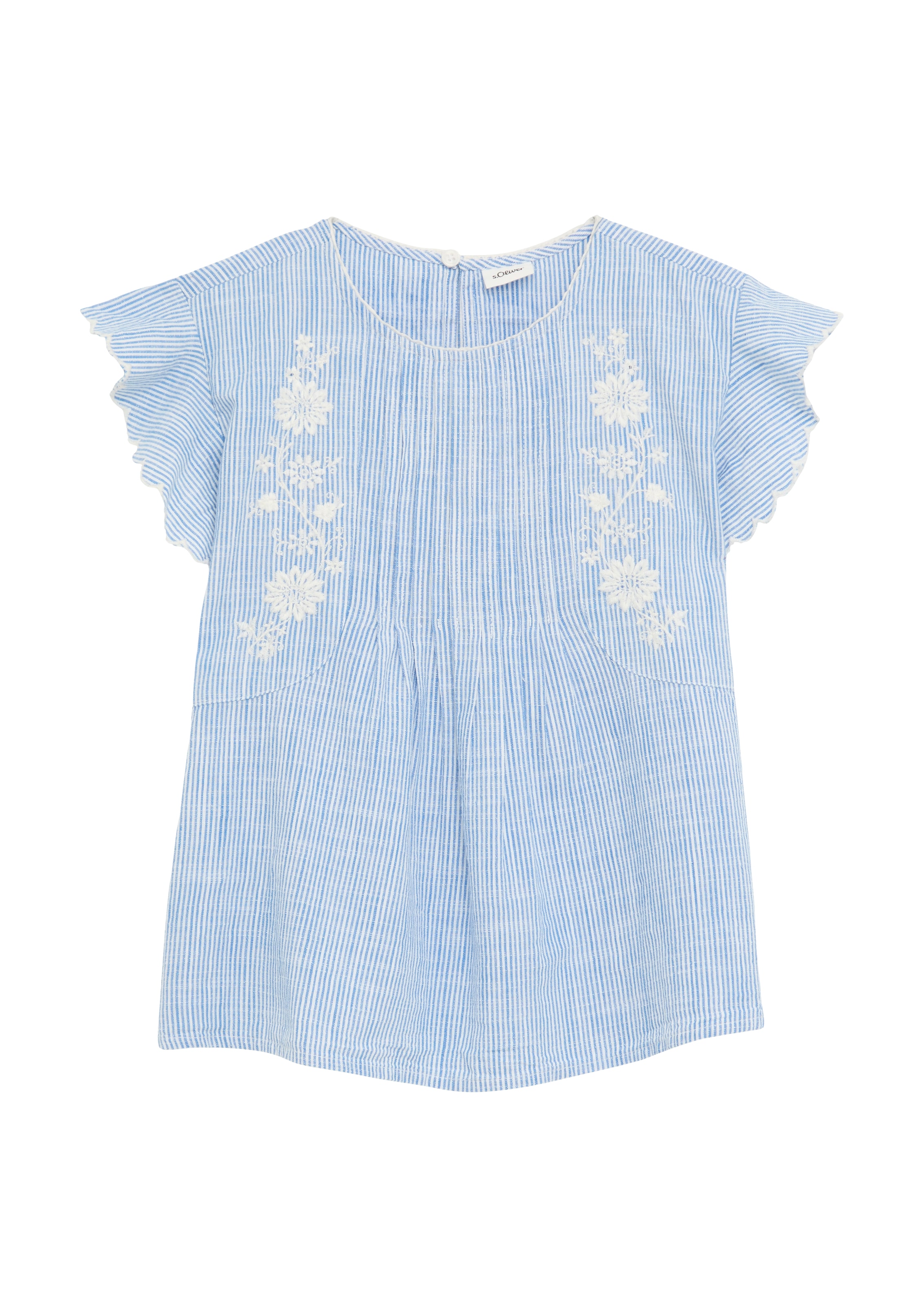 s.Oliver Bluse in Blau: Vorderseite