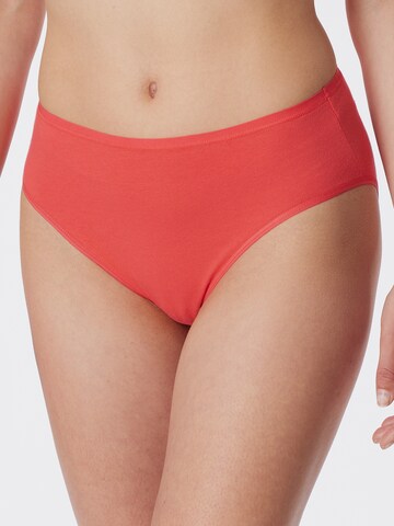 SCHIESSER Slip ' 95/5 Organic Cotton ' in Rood: voorkant