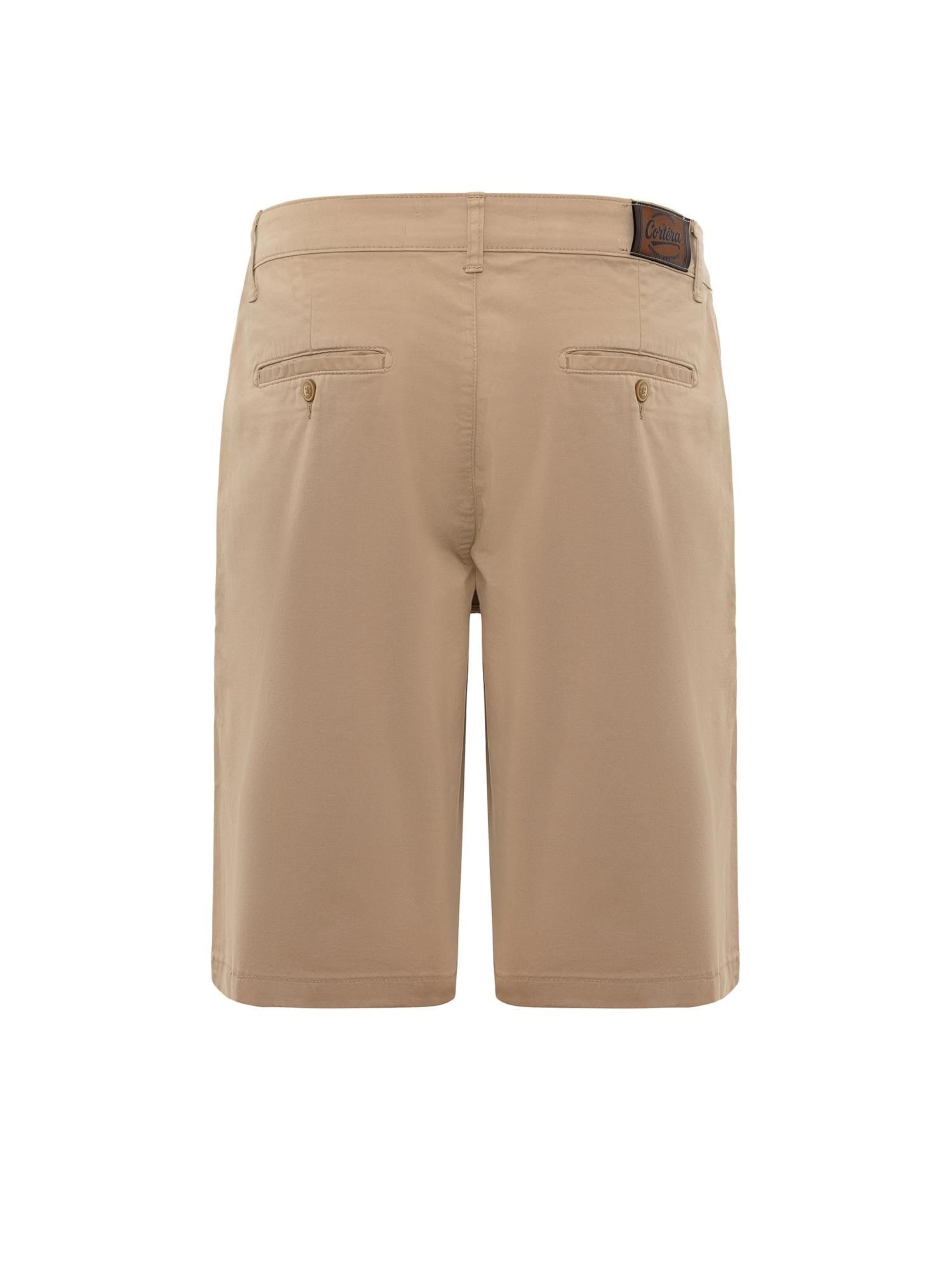 Regular Pantalon Cortera en vert