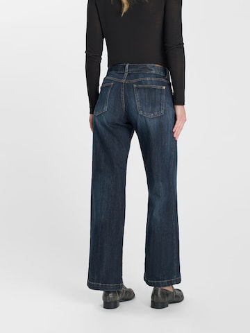 Le Temps Des Cerises Wide leg Jeans in Blauw