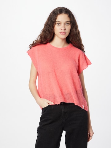 Pull-over 10Days en rouge : devant