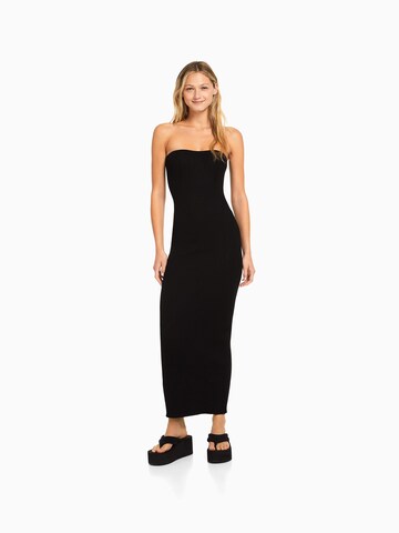 Rochie tricotat de la Bershka pe negru