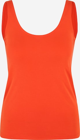 PIECES Top 'KAMALA' in Red: front