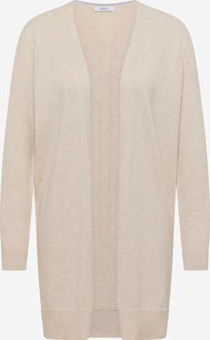 CECIL Knit Cardigan in Beige: front