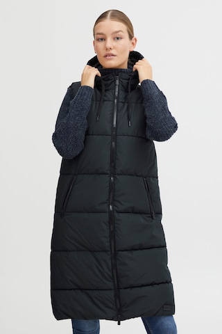 Oxmo Vest 'Solice' in Black: front