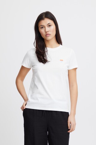 ICHI T-Shirt 'CAMINO' in Weiß: Vorderseite