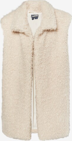 Gilet DreiMaster Vintage en beige : devant