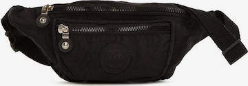 BagMori Fanny Pack in Black: front