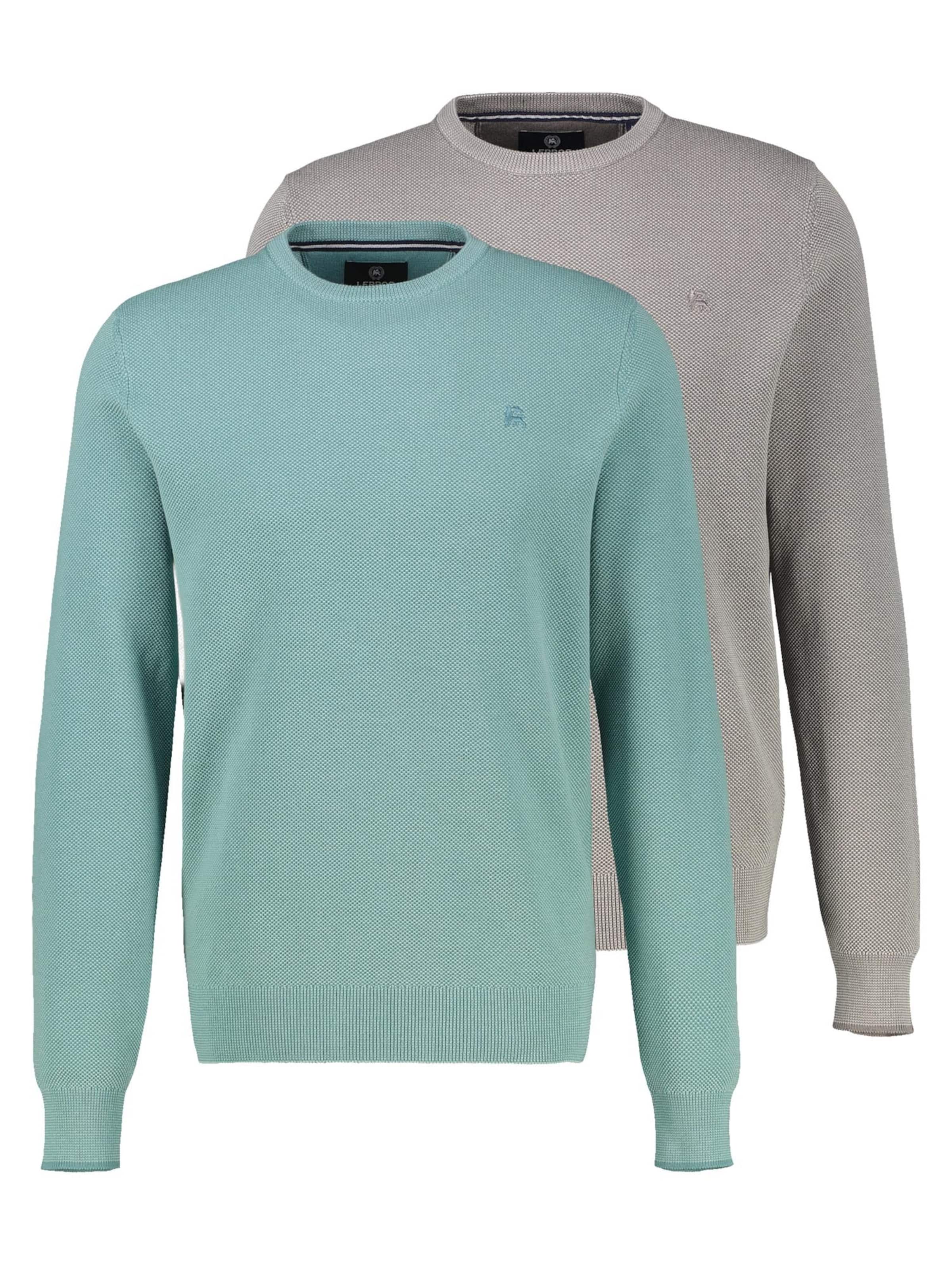 LERROS Sweater 'Basic' in Silver: front