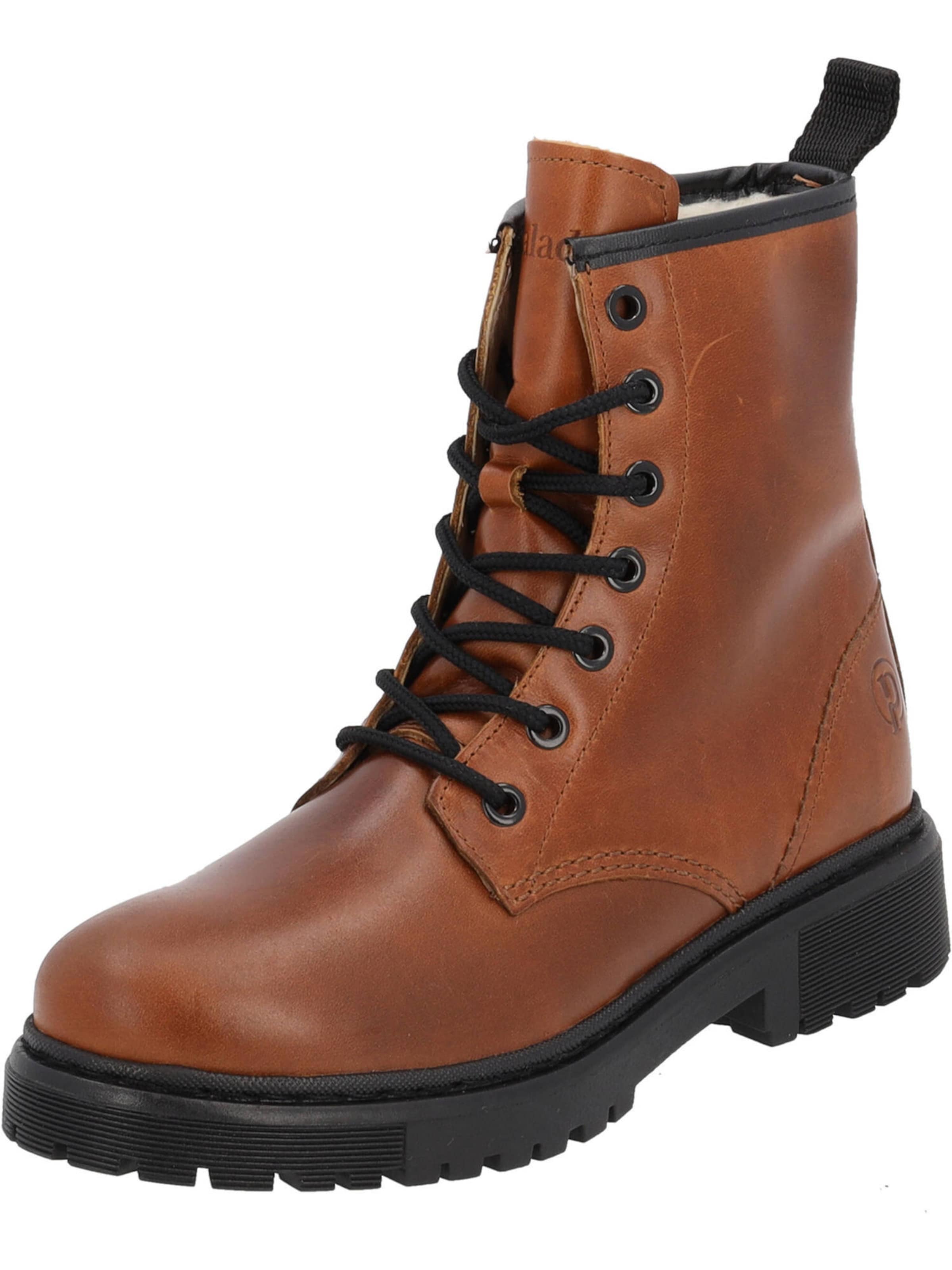 Bottines à lacets 'Montecristo' Palado en marron : devant