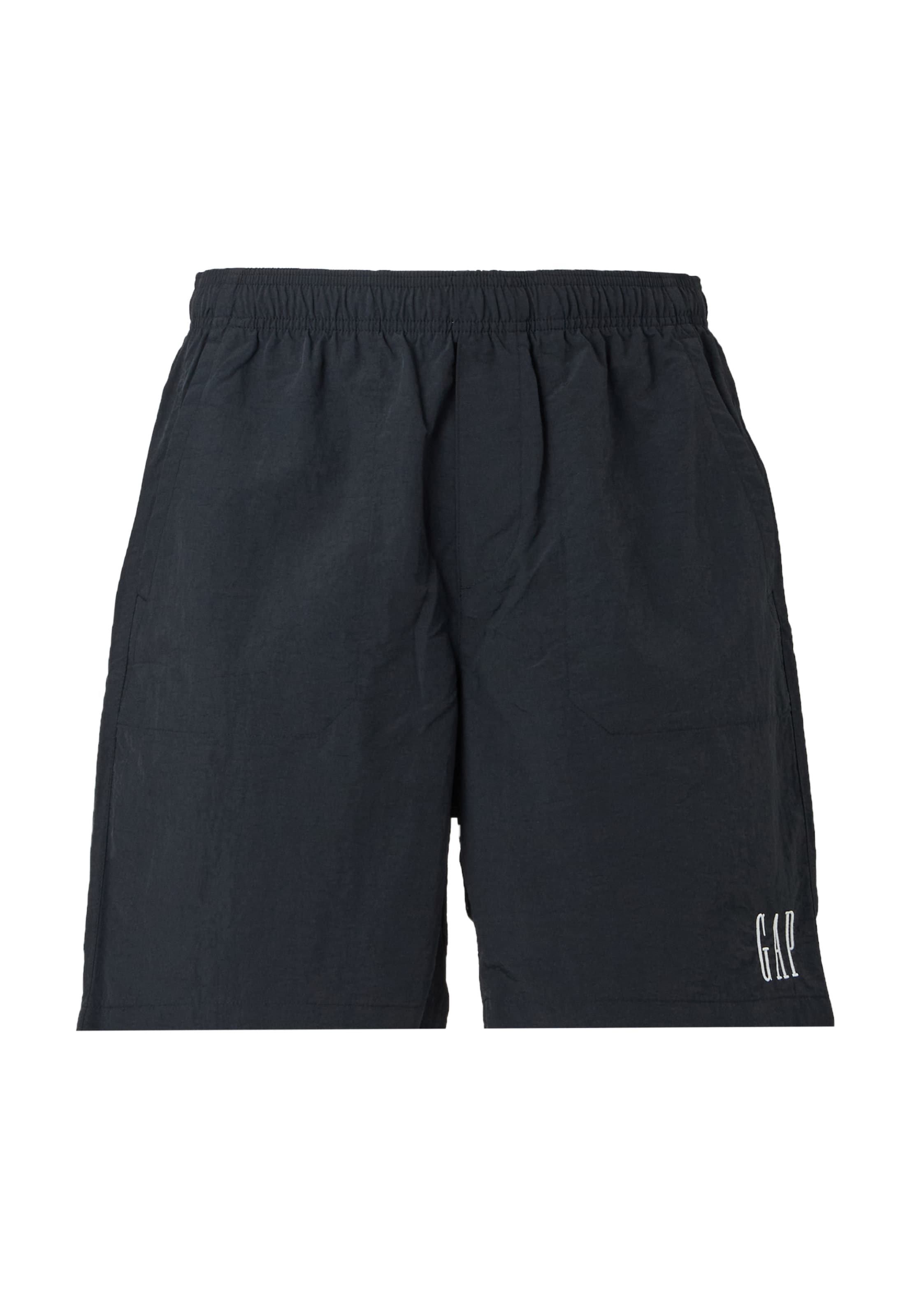 GAP Regular Панталон в черно: отпред