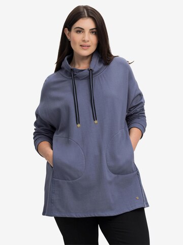 SHEEGO Sweatshirt in Blau: predná strana