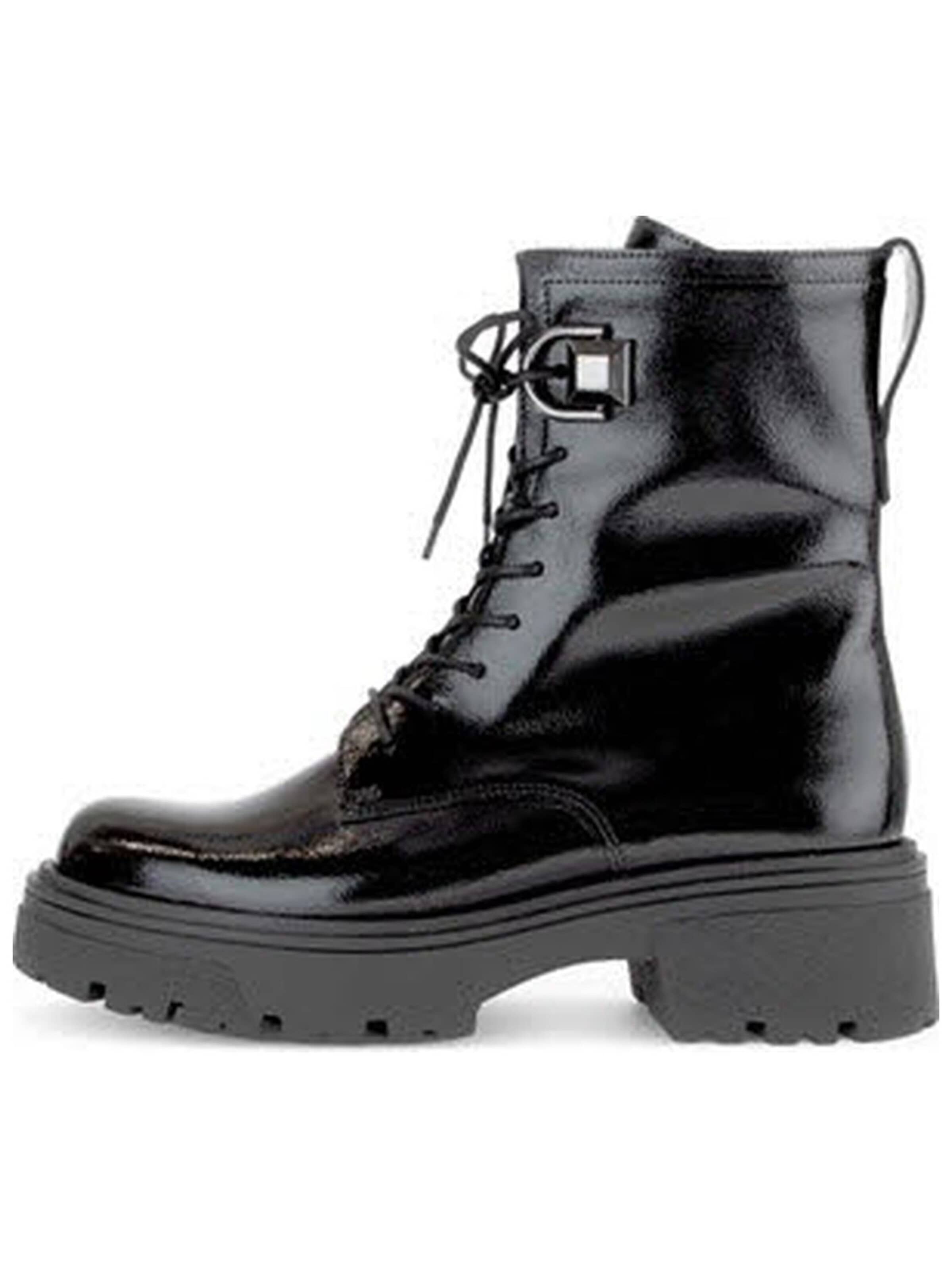 GABOR Boots 'Stiefelette Damen 51.761 97 Lackleder in schwarz'‌‌‌‌‌‌‌ in Schwarz: Vorderseite