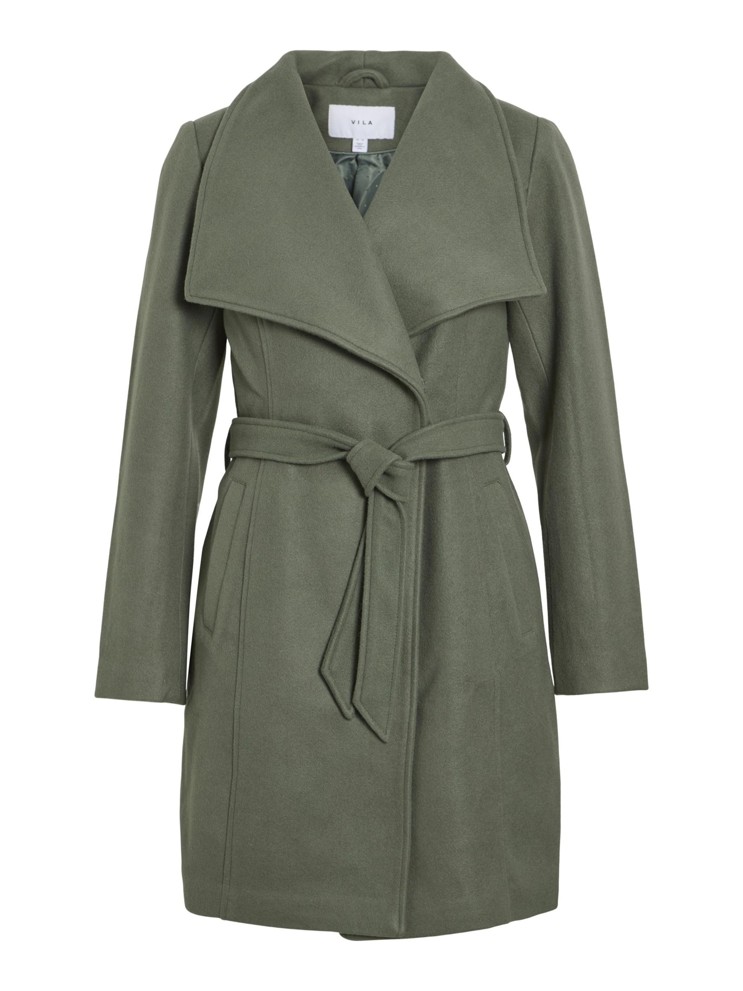 VILA Overgangsfrakke i grøn: forside