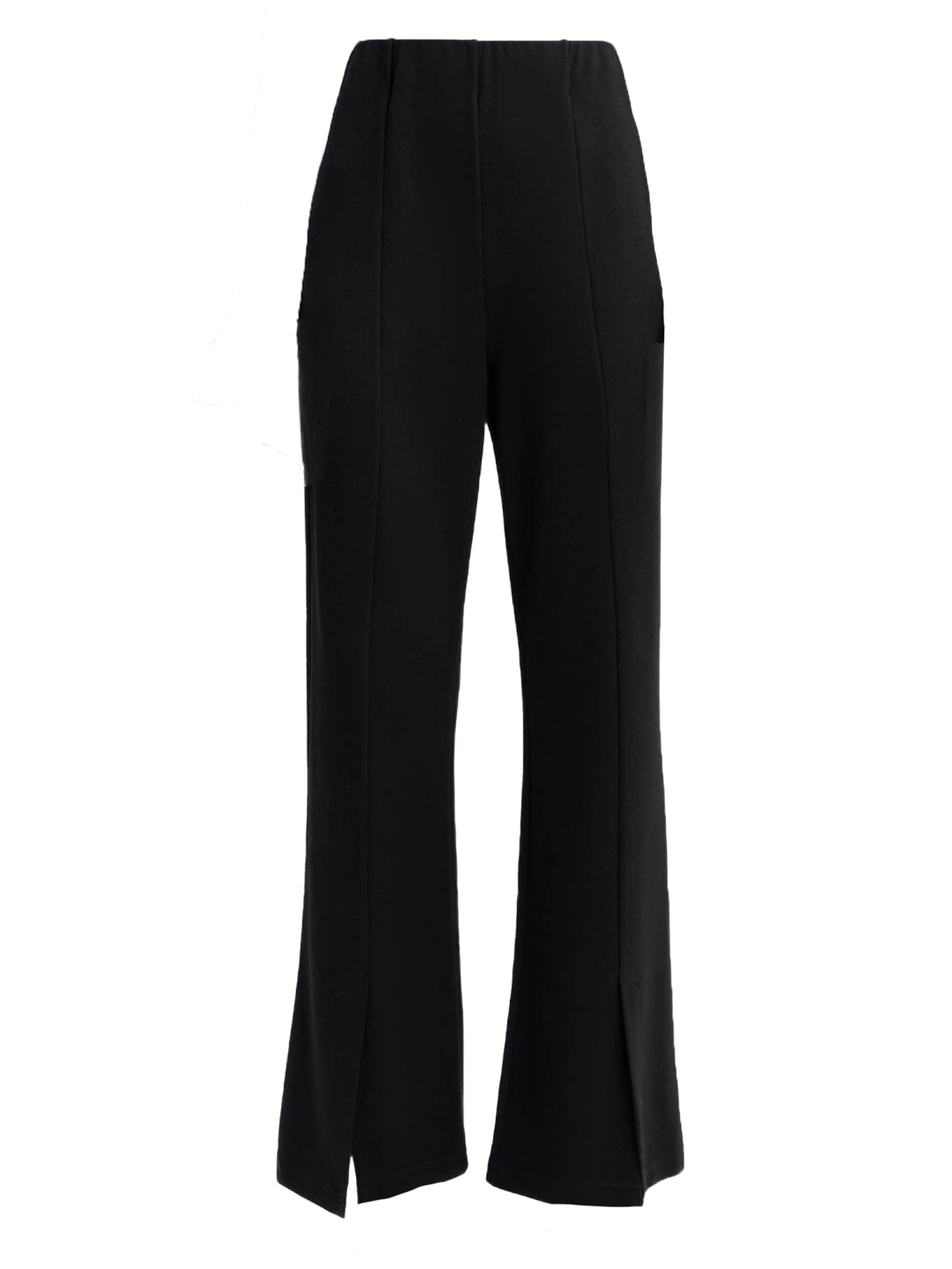 Touche Prive Bootcut Hose in Schwarz: Vorderseite