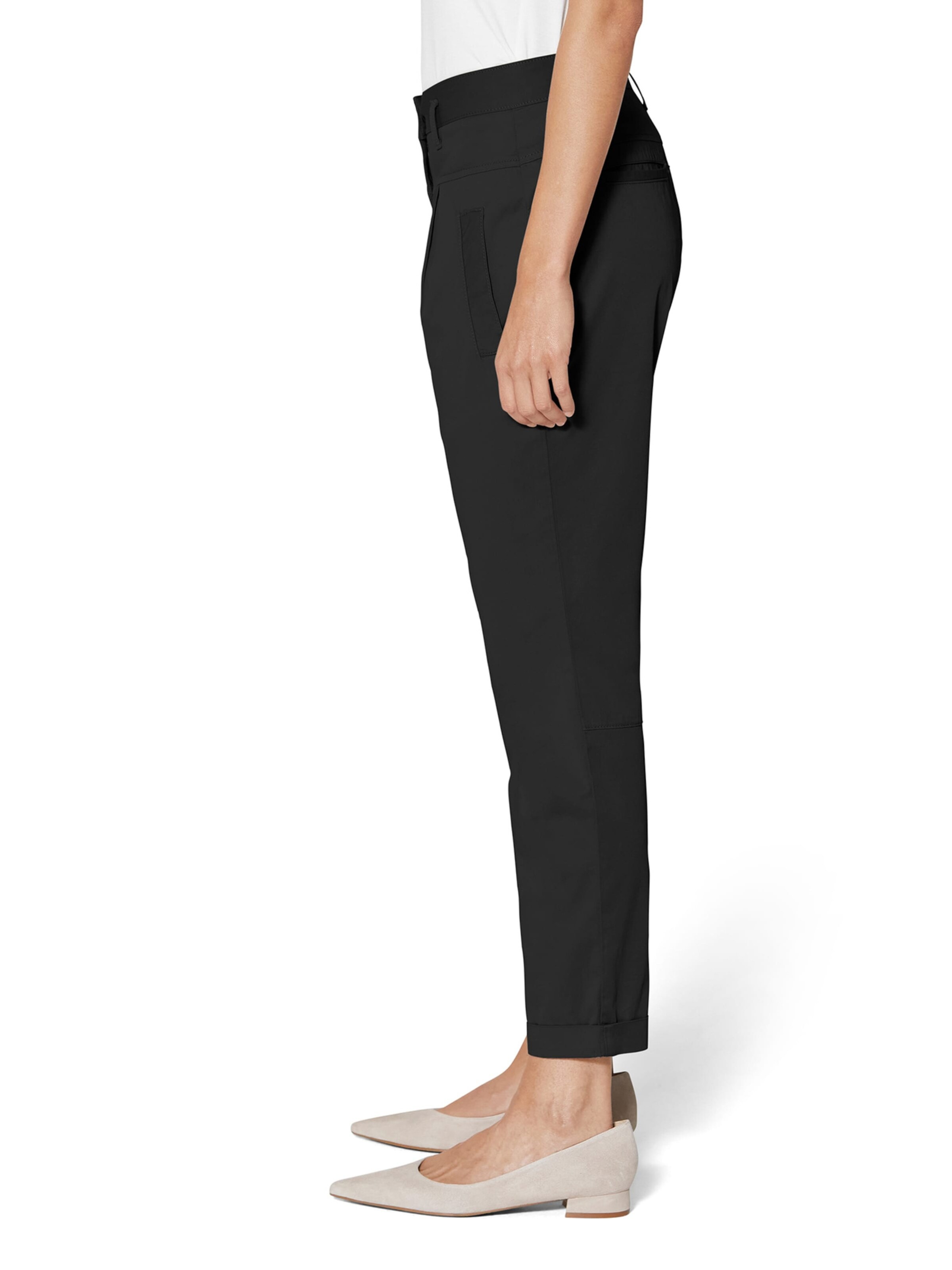 Effilé Pantalon à pince MADELEINE en noir