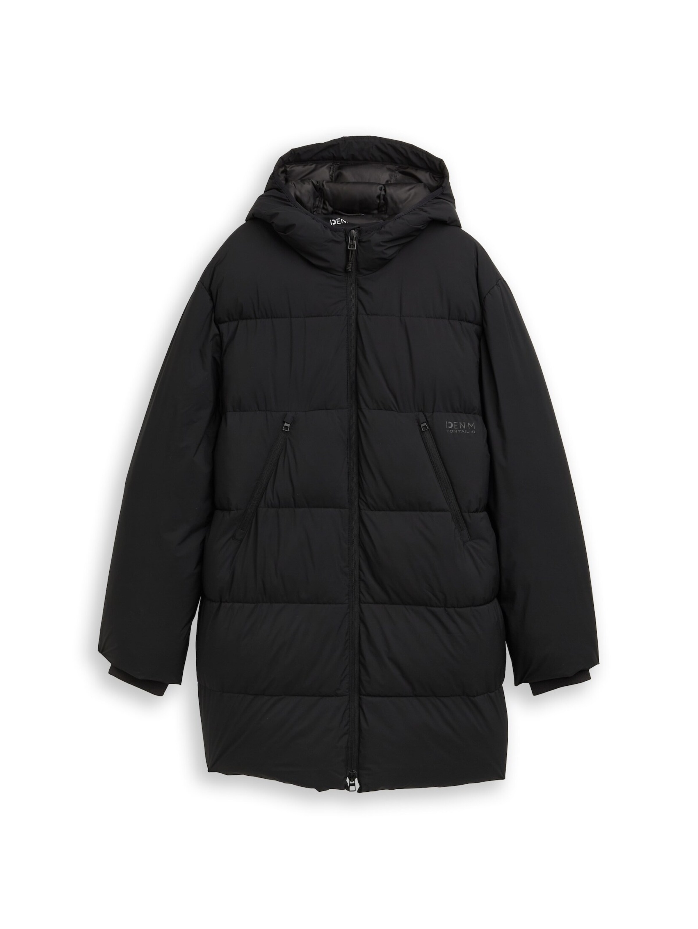 TOM TAILOR DENIM Mantel in Schwarz: Vorderseite