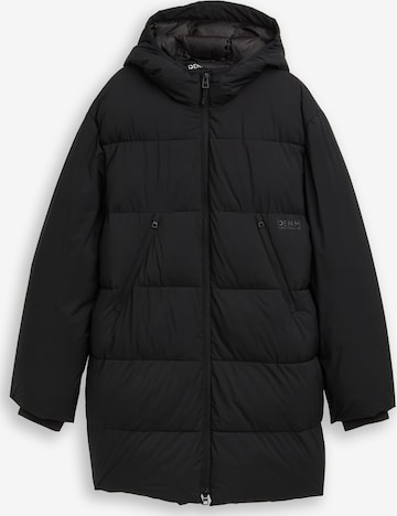 TOM TAILOR DENIM Winter coat in Black: front