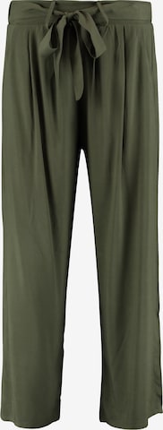 regular Pantaloni con pieghe 'Ci44ra' di Hailys in verde: frontale
