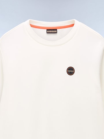 NAPAPIJRI Mikina 'B-Badge 1' - Biela