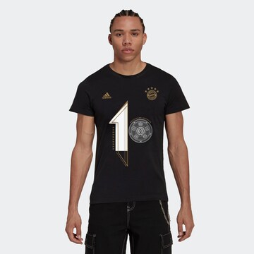 T-Shirt fonctionnel 'FC Bayern München M10 Champions' ADIDAS PERFORMANCE en noir : devant