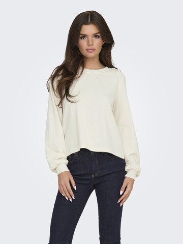 JDY Sweatshirt in Beige: voorkant