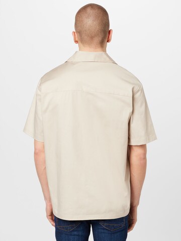 Pegador Comfort fit Button Up Shirt 'Briar' in Beige