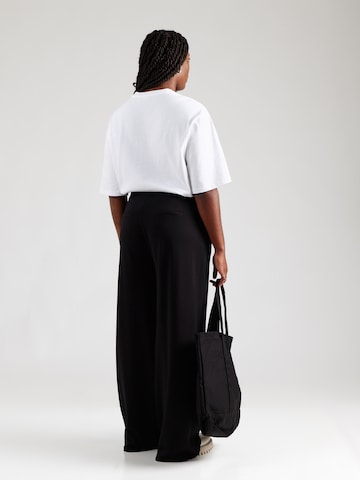 SAMOON Regular Trousers in Black