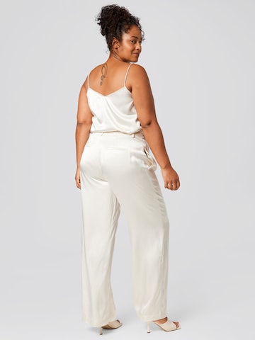 Loosefit Pantalon 'EVE' A LOT LESS en blanc