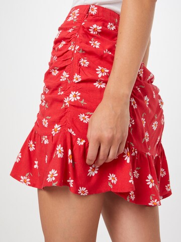 HOLLISTER Skirt 'CINCH' in Red