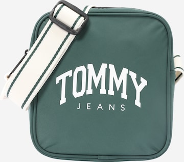 Tommy Jeans - Mala de ombro em verde: frente