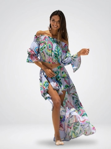 Gonna 'Jupe Asymetrique Bloo' di Miss June in colori misti: frontale