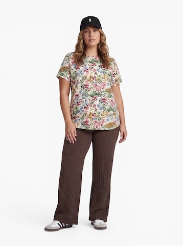 ONLY Carmakoma - Pierna ancha Pantalón 'CARELLA' en marrón