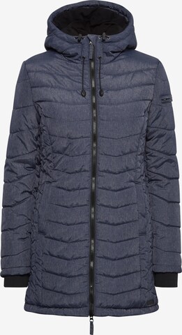 Oxmo Winterjas 'NELLY' in Blauw: voorkant