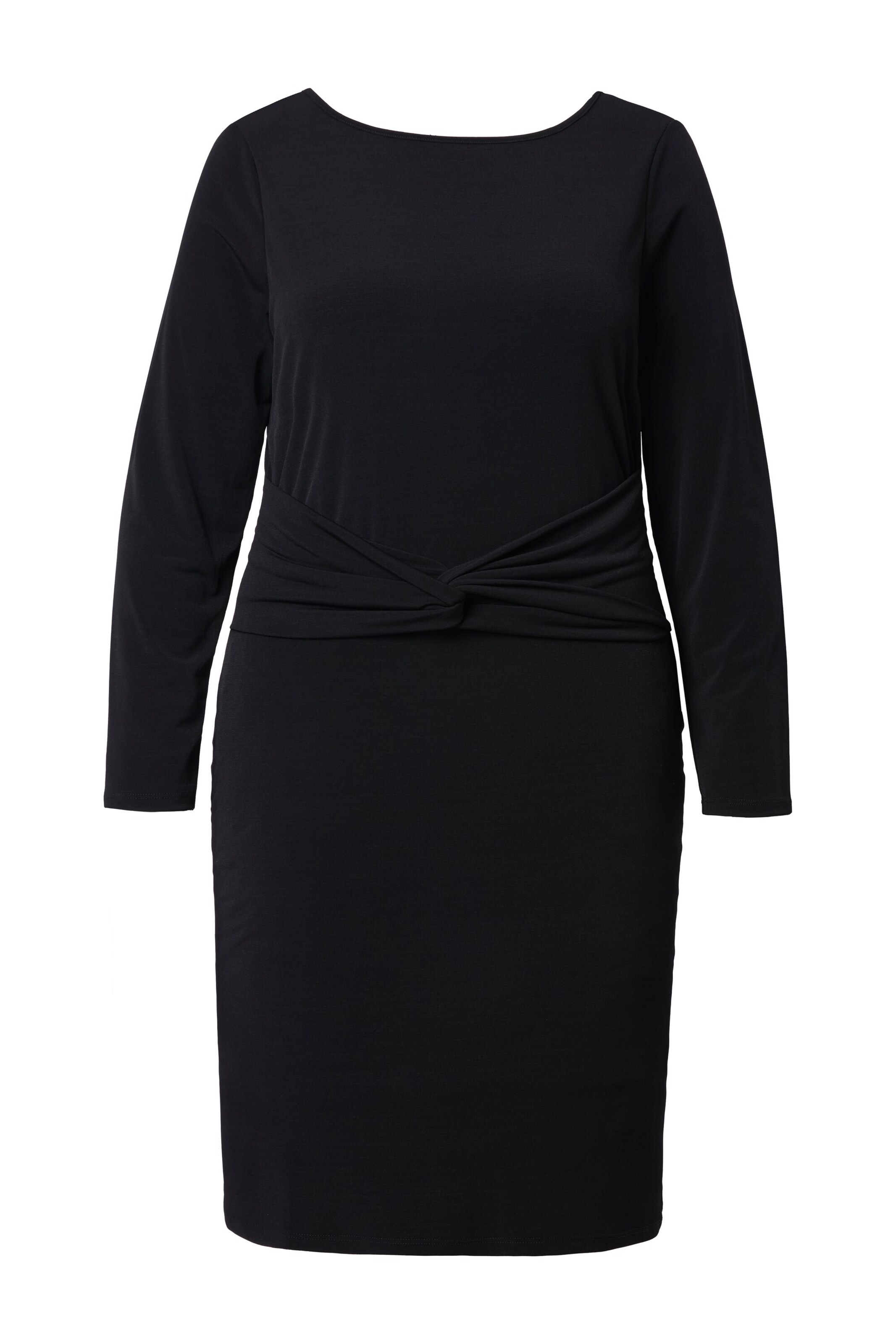 Ulla Popken Kleid in Schwarz: Vorderseite